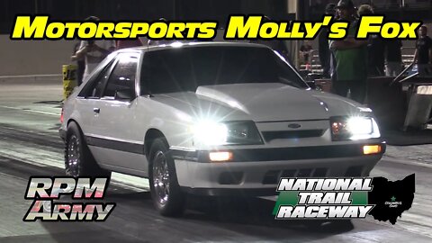 Motorsports Molly Stick Shift Mustang No Prep Drag Racing National Trail Raceway