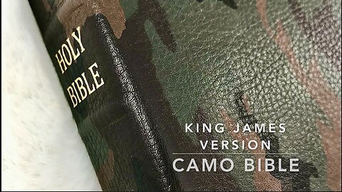 KJV CAMOUFLAGE BIBLE