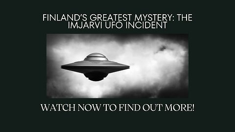 Mysterious Imjärvi UFO Encounter Uncovered 1970 #finland #suomi #aliens