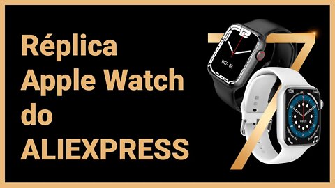 Réplica apple watch series 7 - Iwo W27Pro Unboxing e review