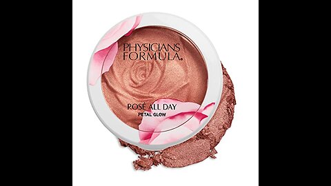 Physicians Formula Rosé All Day Highlighter Makeup Blush Face Powder, Blush Petal Glow, Shimmer...