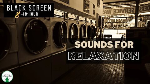 Washing Machine Sounds for Relaxation | Black Screen