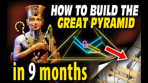 How to Build the Great Pyramid in 9 Months (NOT aliens)