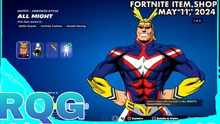 ALL MHA SKINS ARE BACK! FORTNITE ITEM SHOP (May 11, 2024)