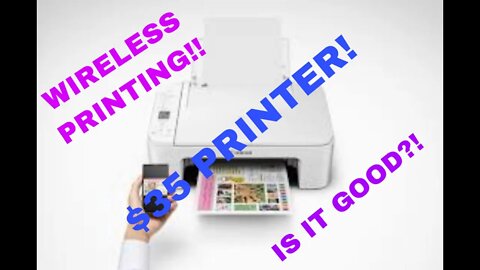 BEST CHEAP WIRELESS PRINTER?! CANON WIRELESS PRINTER...