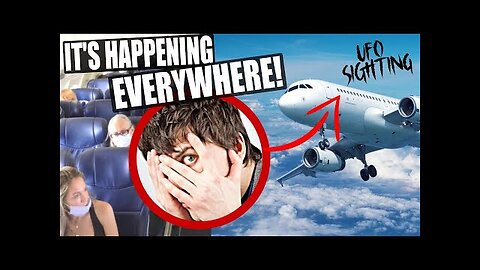 "MASSIVE" UFO Freaks Out ENTIRE Airplane! (Best New Alien Videos 2024)