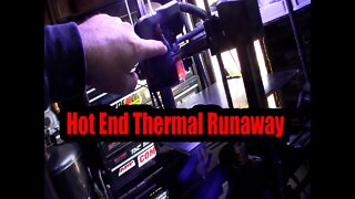 Reported error Thermal Runaway, system stopped! Heater ID 0 Printer halted kill called! E3D