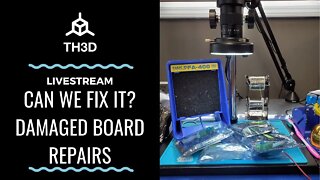 Can we fix it? Damaged Board Repairs | Livestream