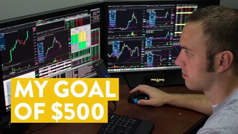 [LIVE] Day Trading | Could I Hit My Goal of $500???