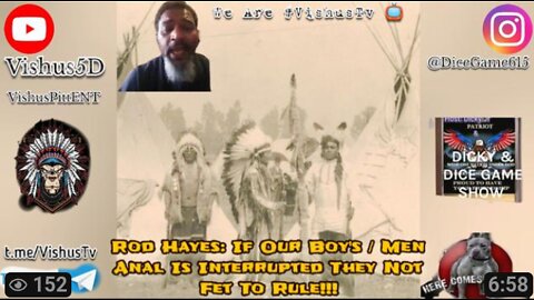 Rod Hayes: If Our Boys/Men Anal Interrupted! They Not Fit To Rule!! #VishusTv 📺