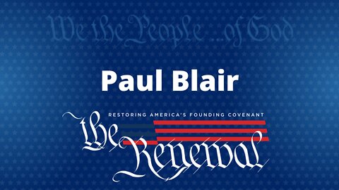 Paul Blair speaks at The Renewal
