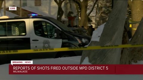 Large police response to shooting outside MPD's District 5 building