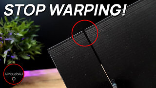 🔴 STOP 3D Print Warping - Watch This Test - PLA Warping Off Bed - 3D Print Warping | #Shorts