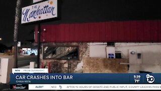 Car crashes into Chula Vista bar