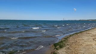 Lake Erie at Fairport Harbor, Ohio ~ September 23, 2023