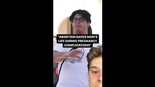 “Abortion Saves a Mothers Life” 🤦‍♂️ says college student