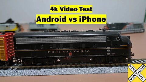 Bachmann HO Scale EMD F7 DCC Sound Value 4k Video Test (Android vs iPhone)