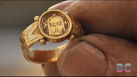 ‘Spectacular’ Gold Ring With Christ Image Among 30,000 Archaeological Finds