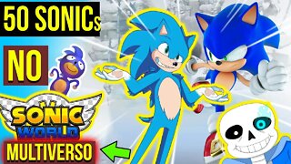 51 SONICS JUNTOS no SONIC WORLD 😱| SONICVERSO