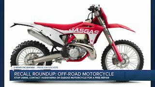 Recall Roundup: Off Road Motorcycle