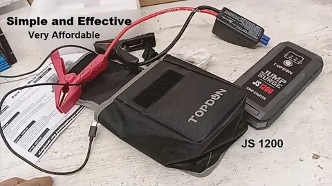 TOPDON JUMPSURGE 1200 Jump Starter & DC Power Supply to the rescue!