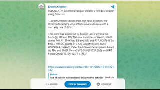 Scientists Have Created A New Bio-Weapon Using Omicron