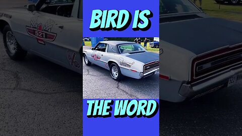 Bird is the Word! A Pair of Rowdy Ford Thunderbirds at the Dragstrip! #shorts