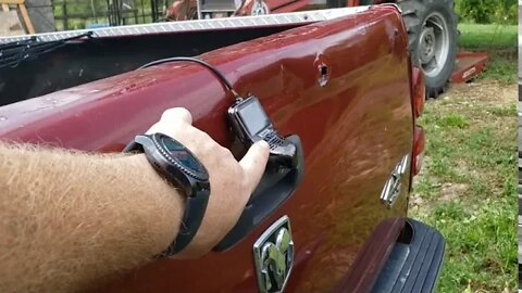Useing a old dashcam as a backup camera to hook up trailer easier. Thinking outside the box.