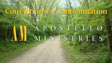 Conviction vs Condemnation