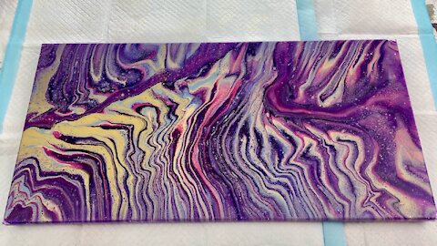 Gorgeous Traveling Ring Pour!; Testing Hippie Crafter Acrylic Paint!