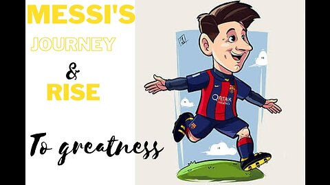 One of the best animations that describe Messi's journey and rise to greatness.