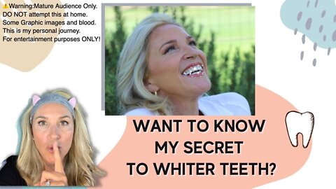 TEETH WHITENING AT HOME ~ HOW TO...