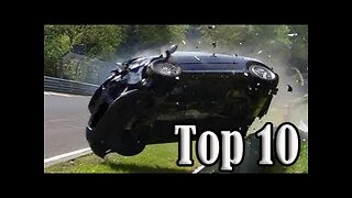 Top 10 of Hardest Crashes on Nürburgring Nordschleife