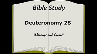 Deuteronomy 28 Bible Study