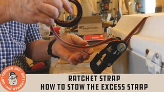 Ratchet Strap - How to Stow the Excess Strap