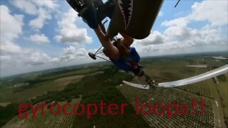 gyrocopter aerobatics Wauchula Florida Fly-in