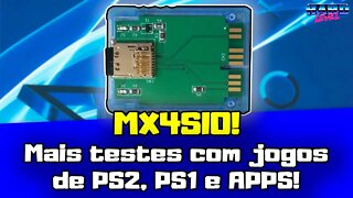 MX4SIO! Mais testes! Jogos de PS2, PS1 e apps! VEJA ANTES DE COMPRAR!!!