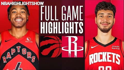 Houston Rockets vs Toronto Raptors Full Game Highlights | Feb 2 | 2024 NBA Season