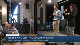 Denver residents express urgency at Mayor Mike Johnston's first town hall on homelessness