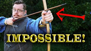 Doing the IMPOSSIBLE in MEDIEVAL ARCHERY, with Lars Andersen: longbow / warbow