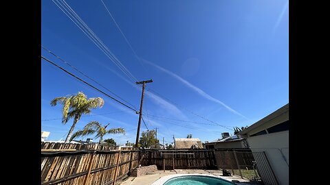 Chem trails in Phoenix