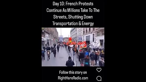 Day 10: The French Protests Grow Bigger