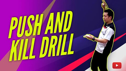 Push and Kill Drill - Badminton Doubles Lessons featuring Coach Kowi Chandra - Indonesian Subtitles
