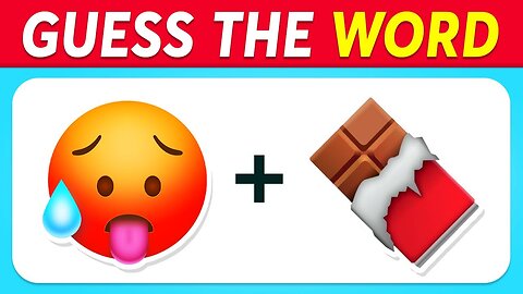 Guess the Word by Emoji | Emoji Quiz Challenge 2024