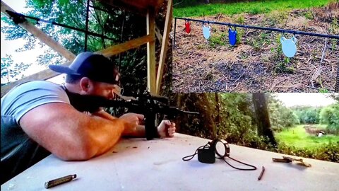Shooting My New, Homemade Target (With AR-15)
