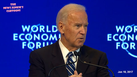 Biden, at the WEF, blaming election interference on Russia: "It will occur again, I promise you."