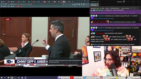 Hasan Reacts To Johnny Depp Trial Judge Rejects Amber Heards Demans for dismissal March 4th stream