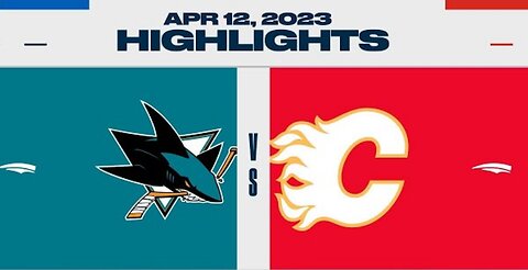 NHL Highlights | Sharks vs. Flames - April 12, 2023