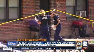 10-year-old boy thought to be shot was unharmed