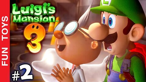 Luigi's Mansion 3 #2 - Ele não consegue acreditar no que está vendo BEM na sua frente! 😱😱😱